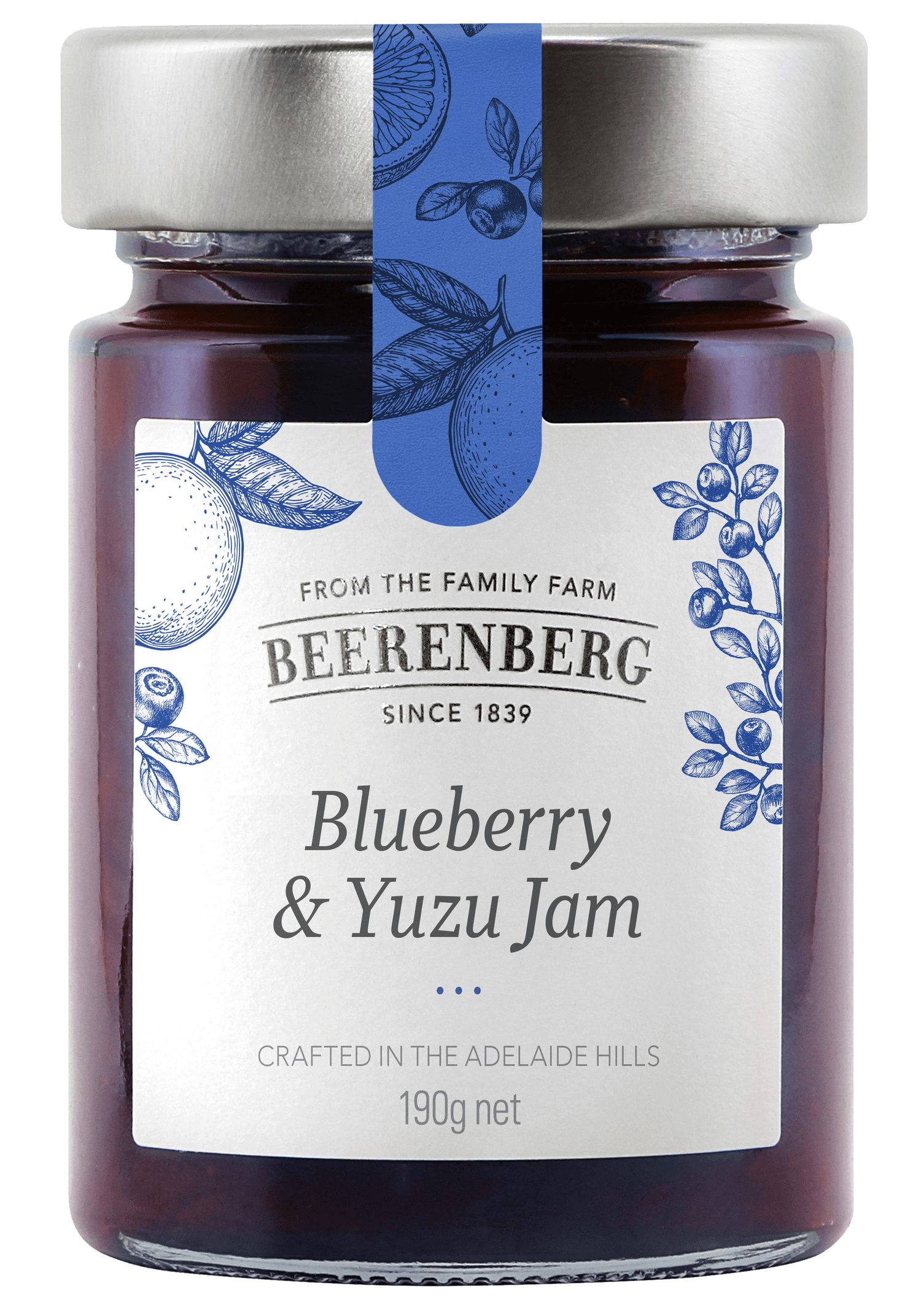 Blueberry and Yuzu Jam (8 x 190g) - Don Massimo Coffee