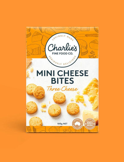 Charlie's Mini Cheese Bites - Three Cheese - Don Massimo Coffee
