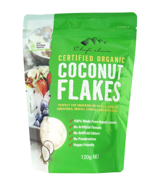 Image of Chef's Choice Organic Coconut Flakes (120g)