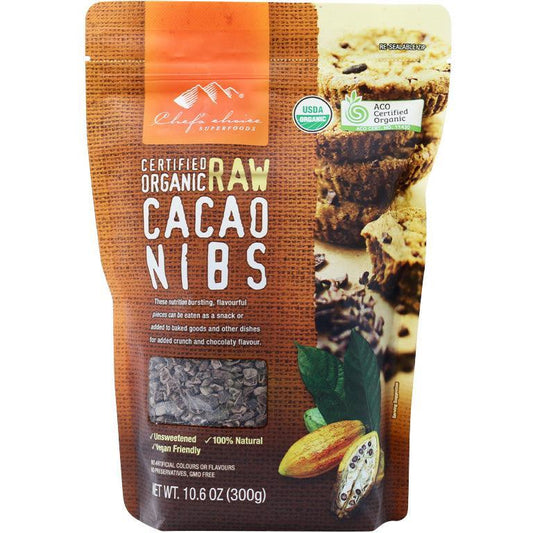 Image of Chefs Choice Organic Raw Cacao Nibs (300g)