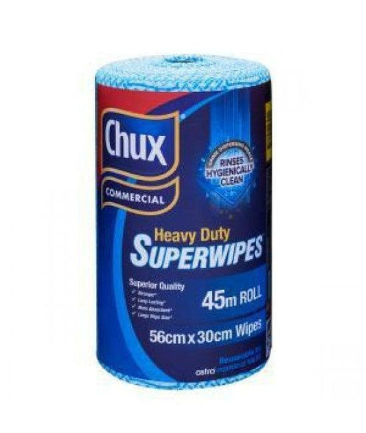 Image of Clorox Chux Superwipes Heavy Duty Roll Blue 45M