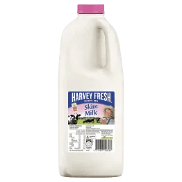 Image of Harvey Fresh Free Range Skim Milk (2L)