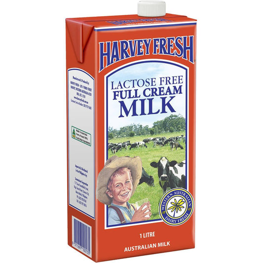 Image of Harvey Fresh Full Cream Lactose Free UHT Milk (1L)