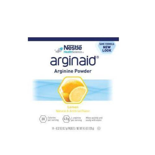 Image of Nestle Arginaid Powder Sachets Lemon 9.2g Carton of 56