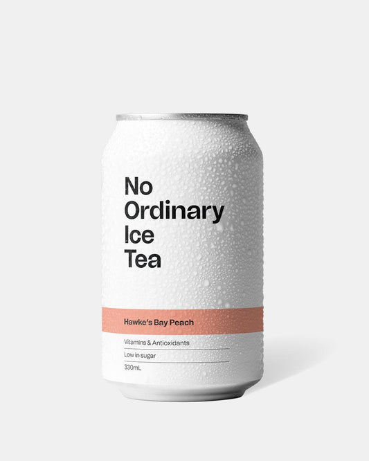Image of No Ordinary Ice Tea - Hawkes Bay Peach (12 x 330ml Cans)