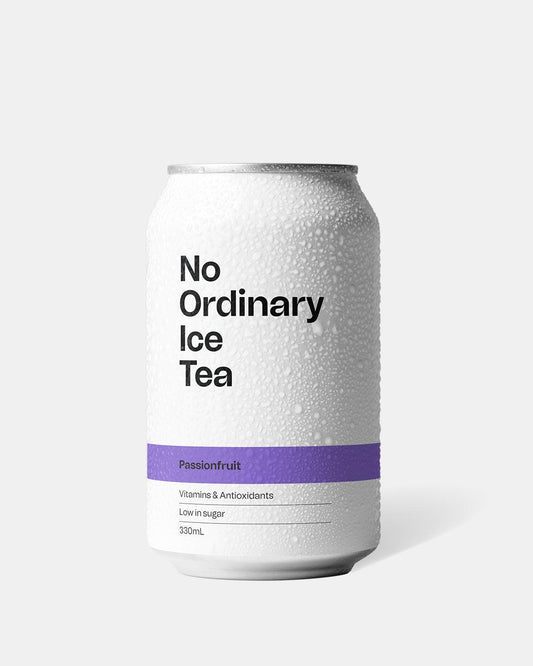 No Ordinary Ice Tea - Passionfruit (12 x 330ml Cans) - Don Massimo Coffee